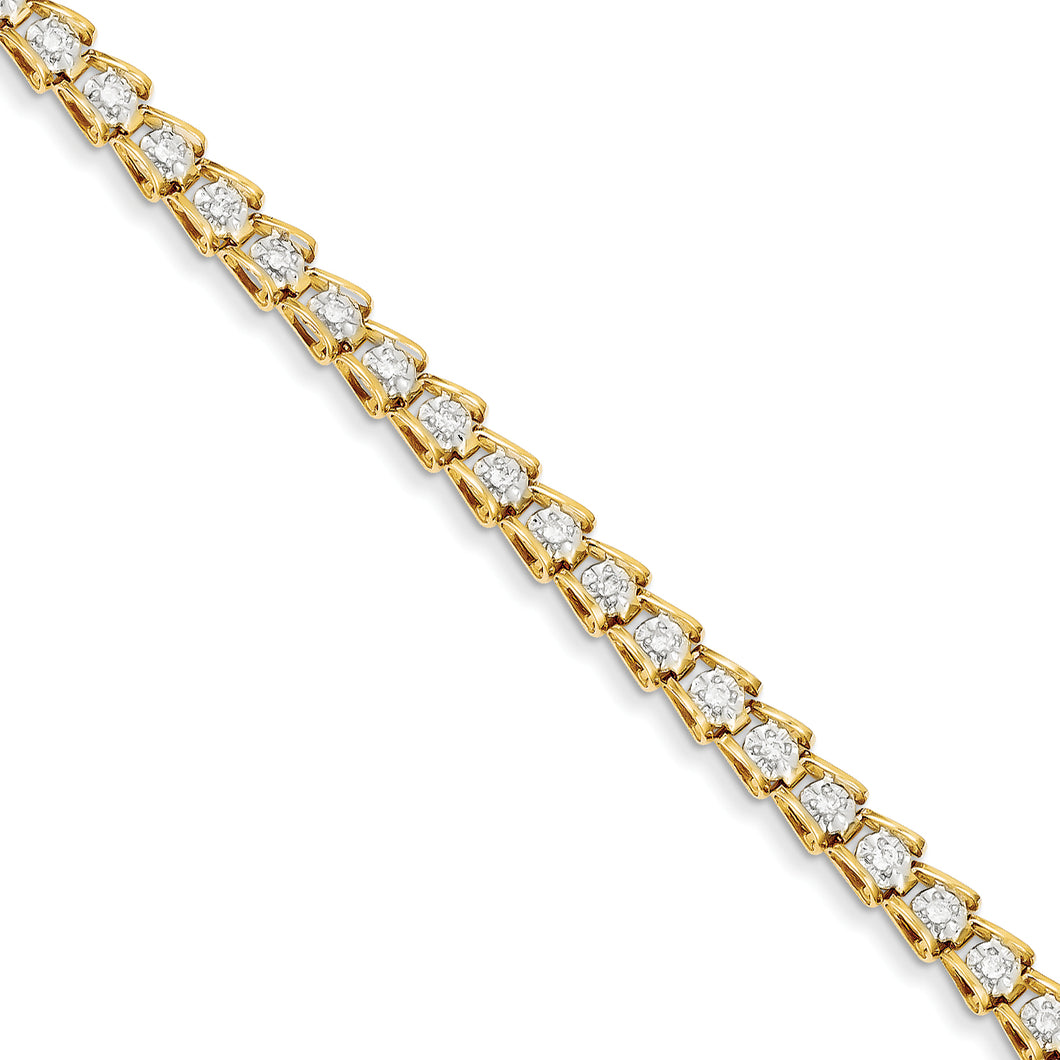 14k Diamond Bracelet