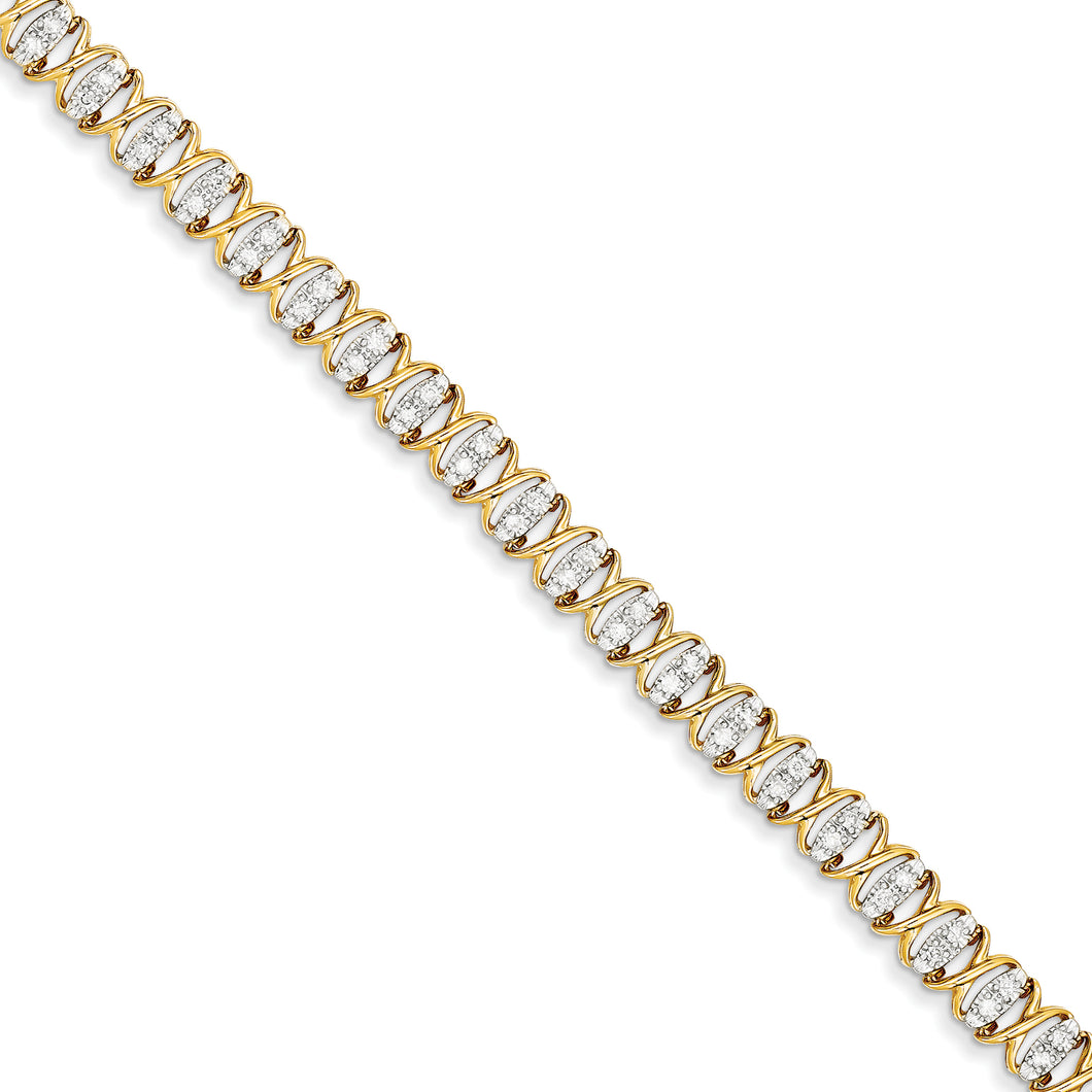 14k Diamond Bracelet