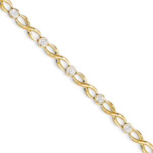 14k Diamond Bracelet