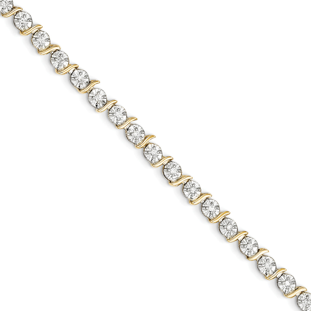 14k Diamond Bracelet