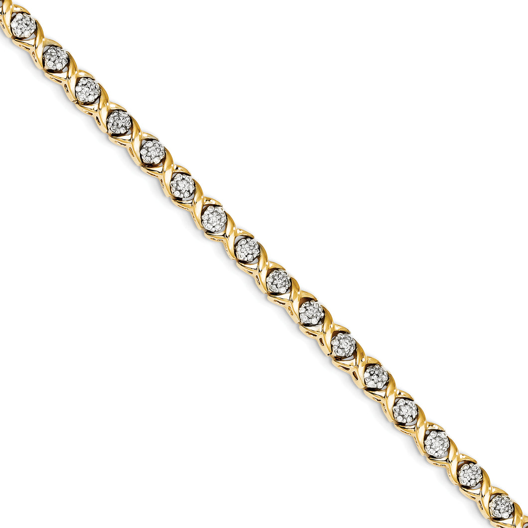 14k Diamond Bracelet