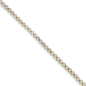 14k Diamond Tennis Bracelet