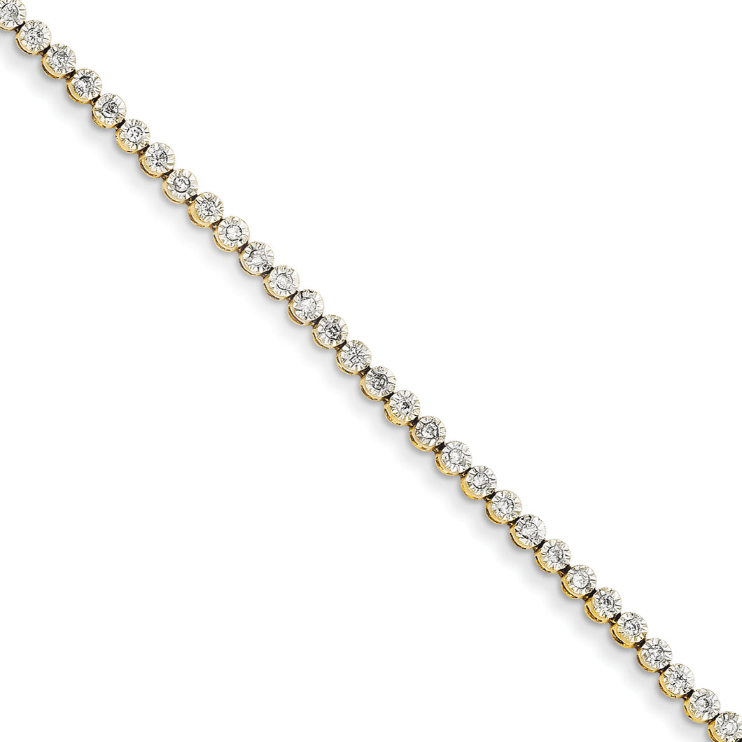 14k Diamond Tennis Bracelet