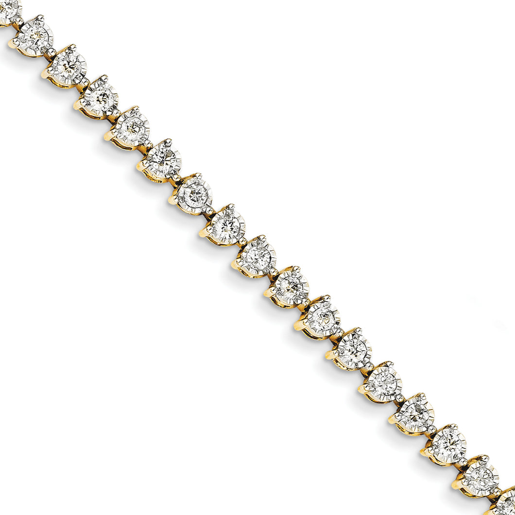 14k Diamond Bracelet