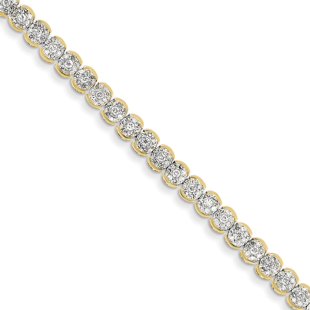 14k Diamond Bracelet