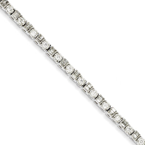 14k White Gold Diamond Bracelet