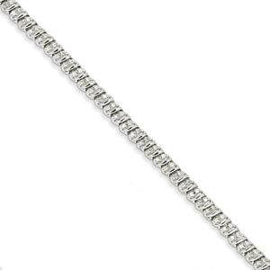 14k White Gold Diamond Fancy Bracelet