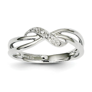 14K White Gold Diamond Ring