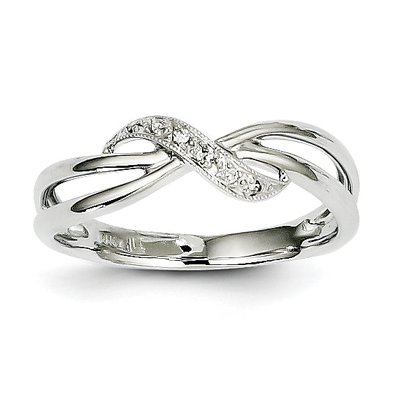 14K White Gold Diamond Ring