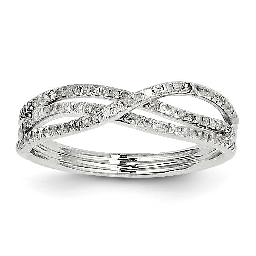14K White Gold Diamond Ring