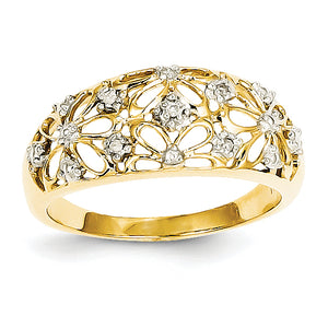 14k Diamond Ring