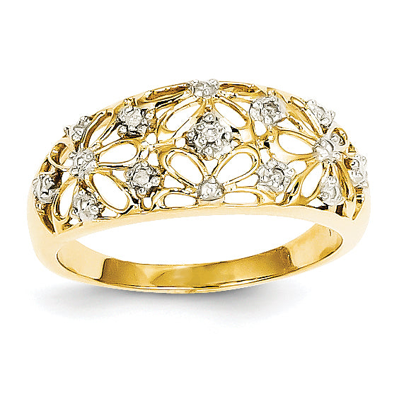 14k Diamond Ring