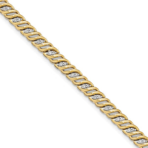 14K Diamond Bracelet