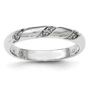 14K White Gold Diamond Ring