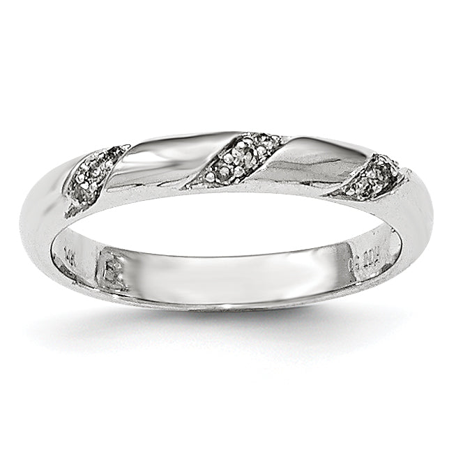 14K White Gold Diamond Ring