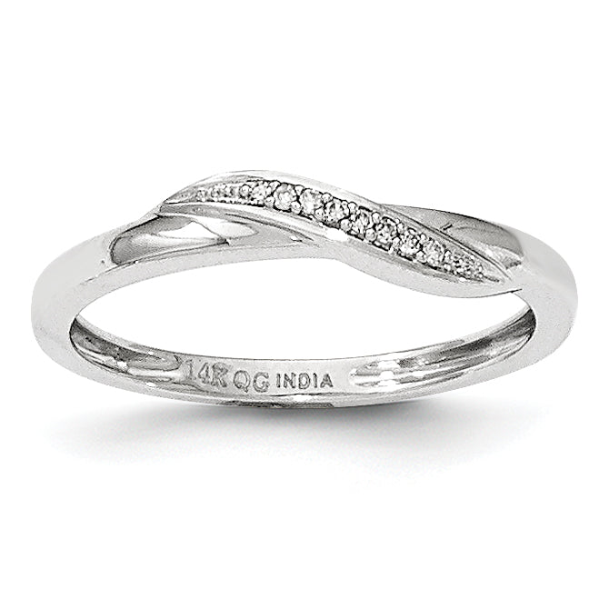 14k White Gold Diamond Ring
