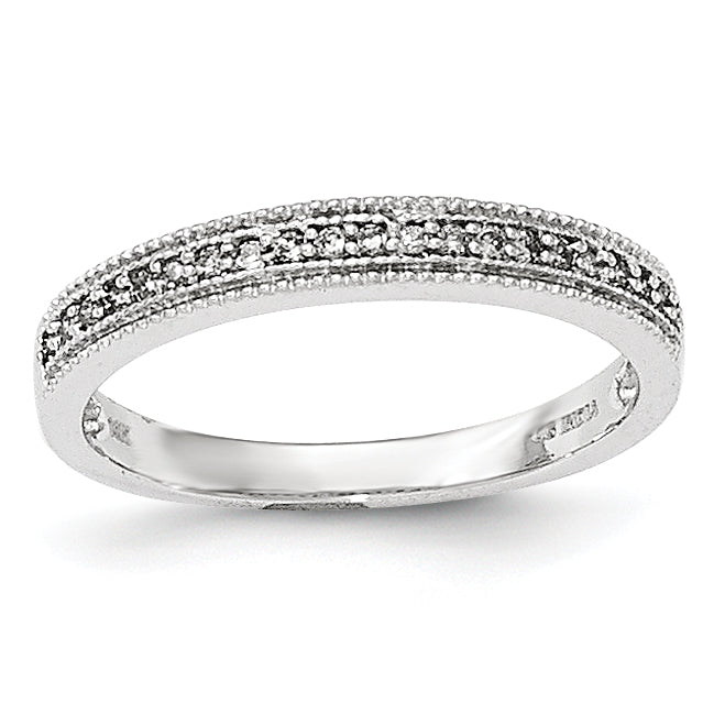 14K White Gold Diamond Ring