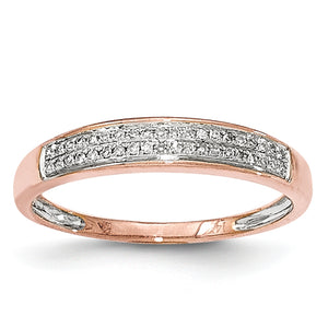 14K Rose Gold Diamond Ring