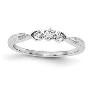14K White Gold Diamond Ring