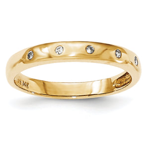 14k Yellow Gold Diamond Ring