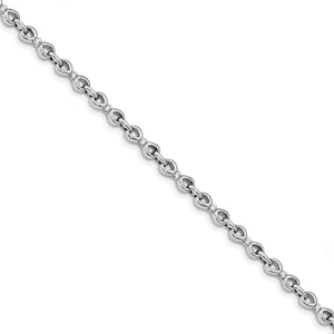 14k White Gold Diamond Bracelet