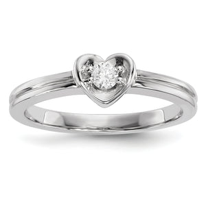 14k White Gold Diamond Ring
