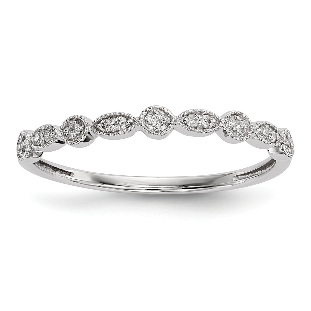 14k White Gold Diamond Ring