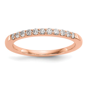 14k Rose Gold Diamond Ring