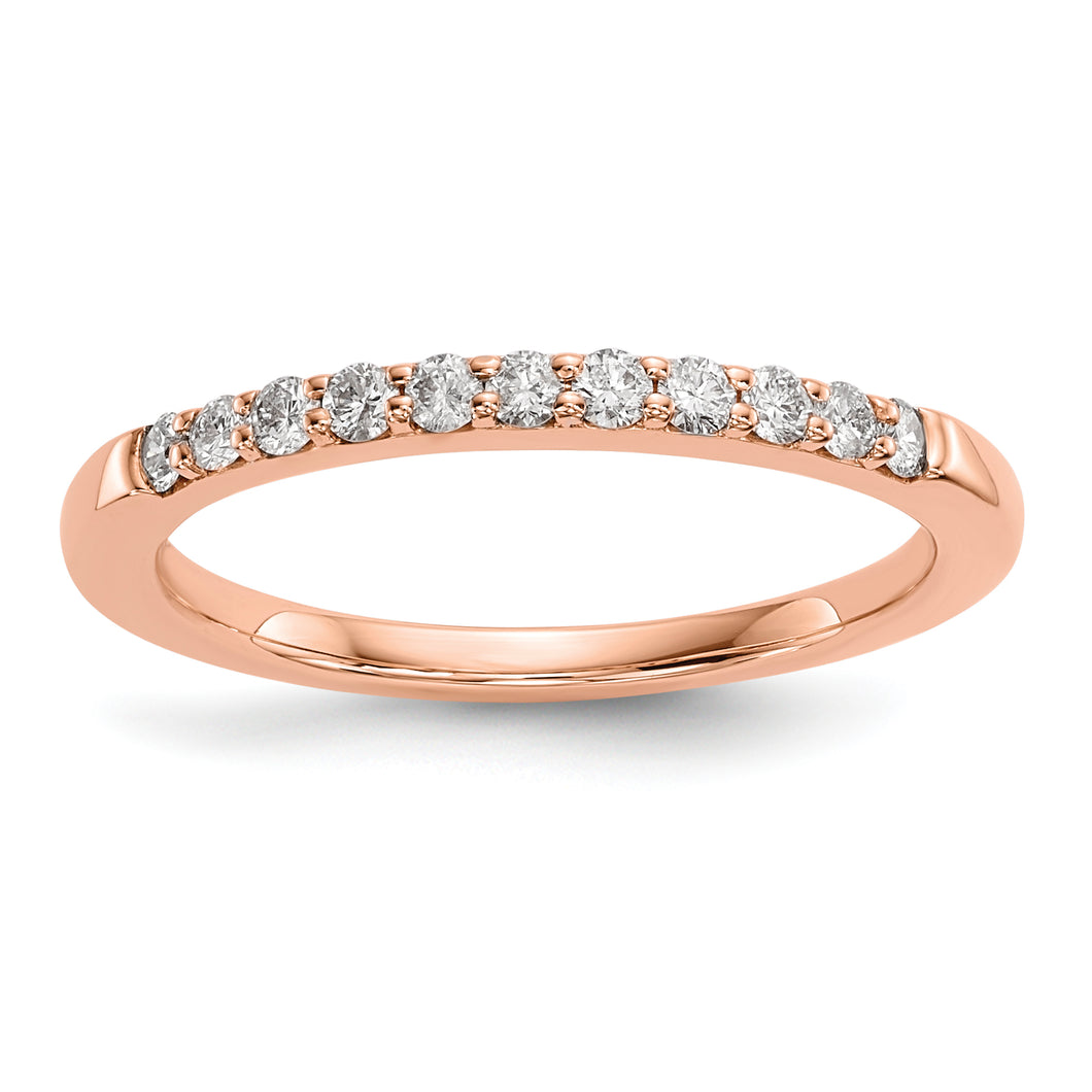 14k Rose Gold Diamond Ring