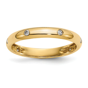14k Yellow Gold Diamond Ring