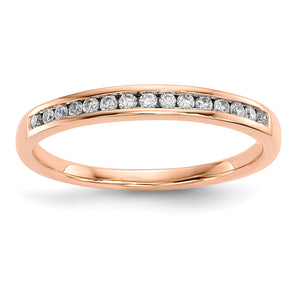 14k Rose Gold Diamond Ring