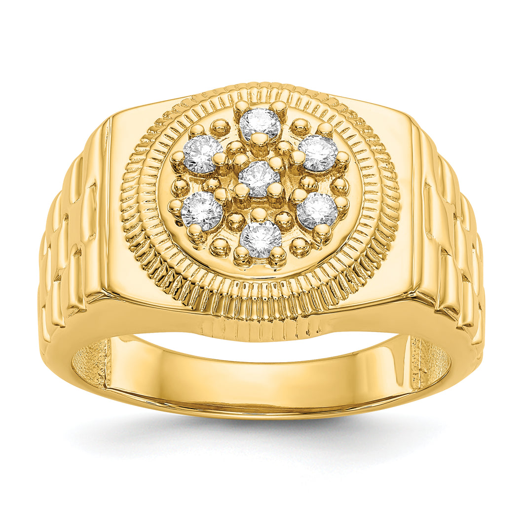 14k VS Diamond men's ring