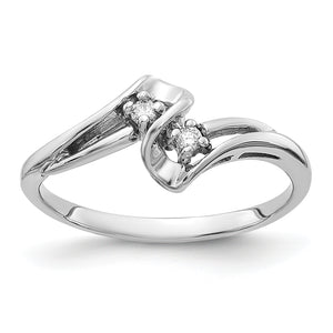 14k White Gold AA Diamond ring