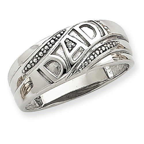 14k White Gold VS Diamond men's ring