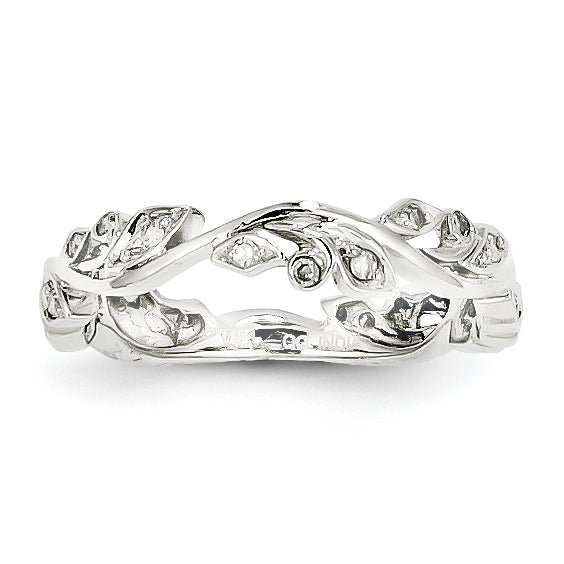 14k White Gold Diamond Ring